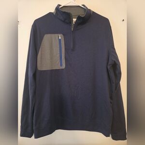 Peter Millar Crown Sport Forge Performance 1/4  Zip Golf Pullover M